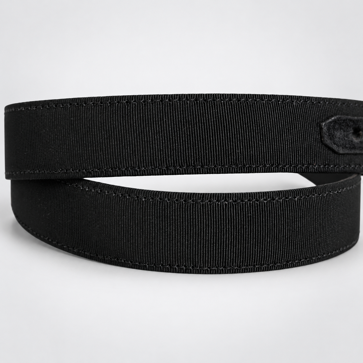 Dolce & Gabbana Black Classic Leather Silver Tone Buckle Belt - BC4056 AL697 - studio view 5