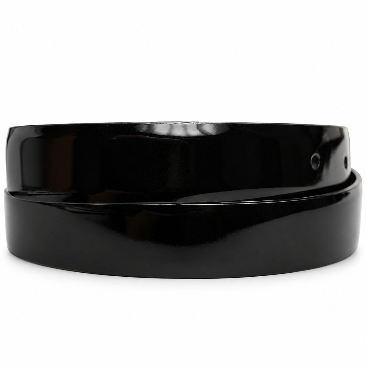 Men's belt Dolce & Gabbana SKU: BC006C A0022 80999 patent leather texture close-up