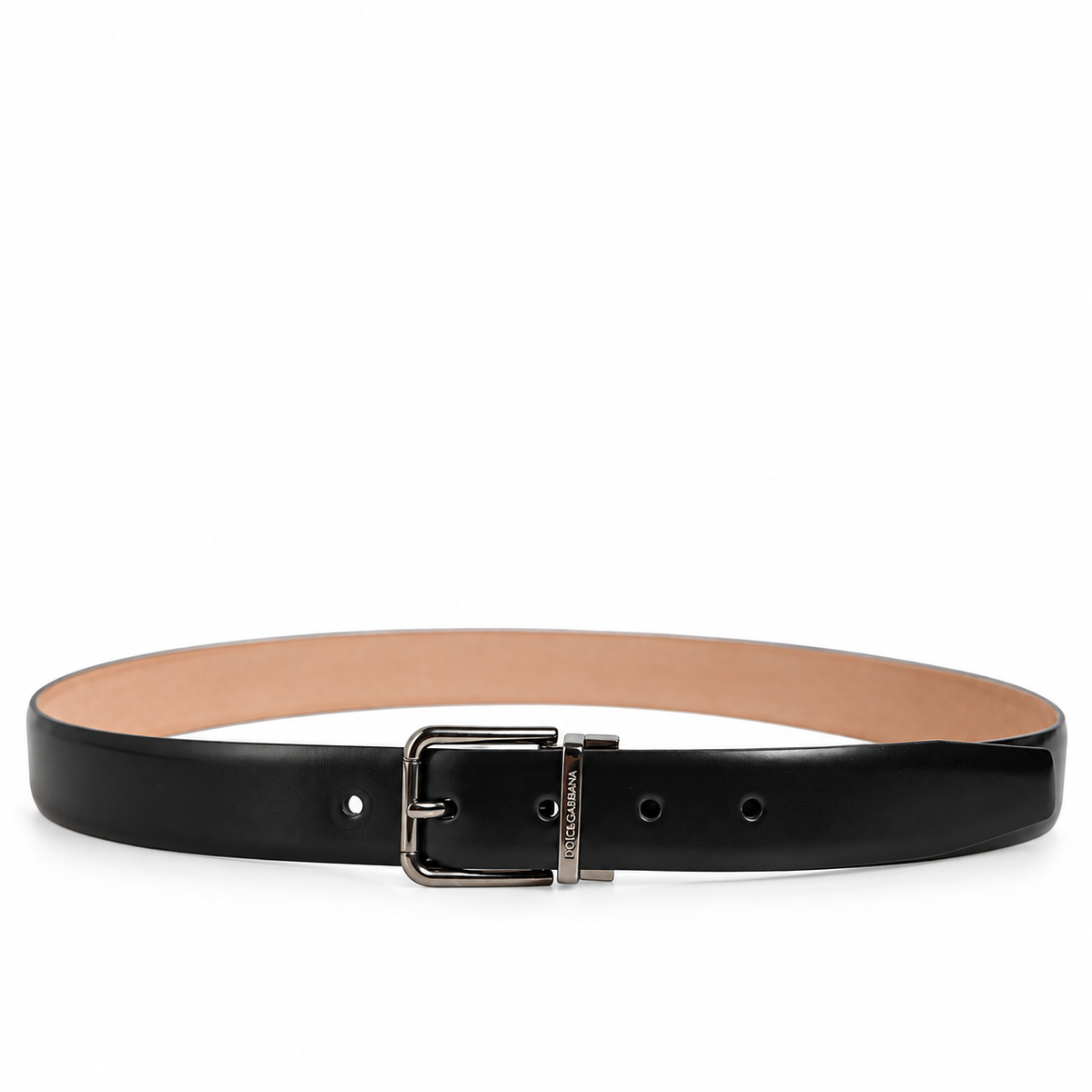 Men's belt Dolce & Gabbana SKU: BC3627 A1203 full length front view