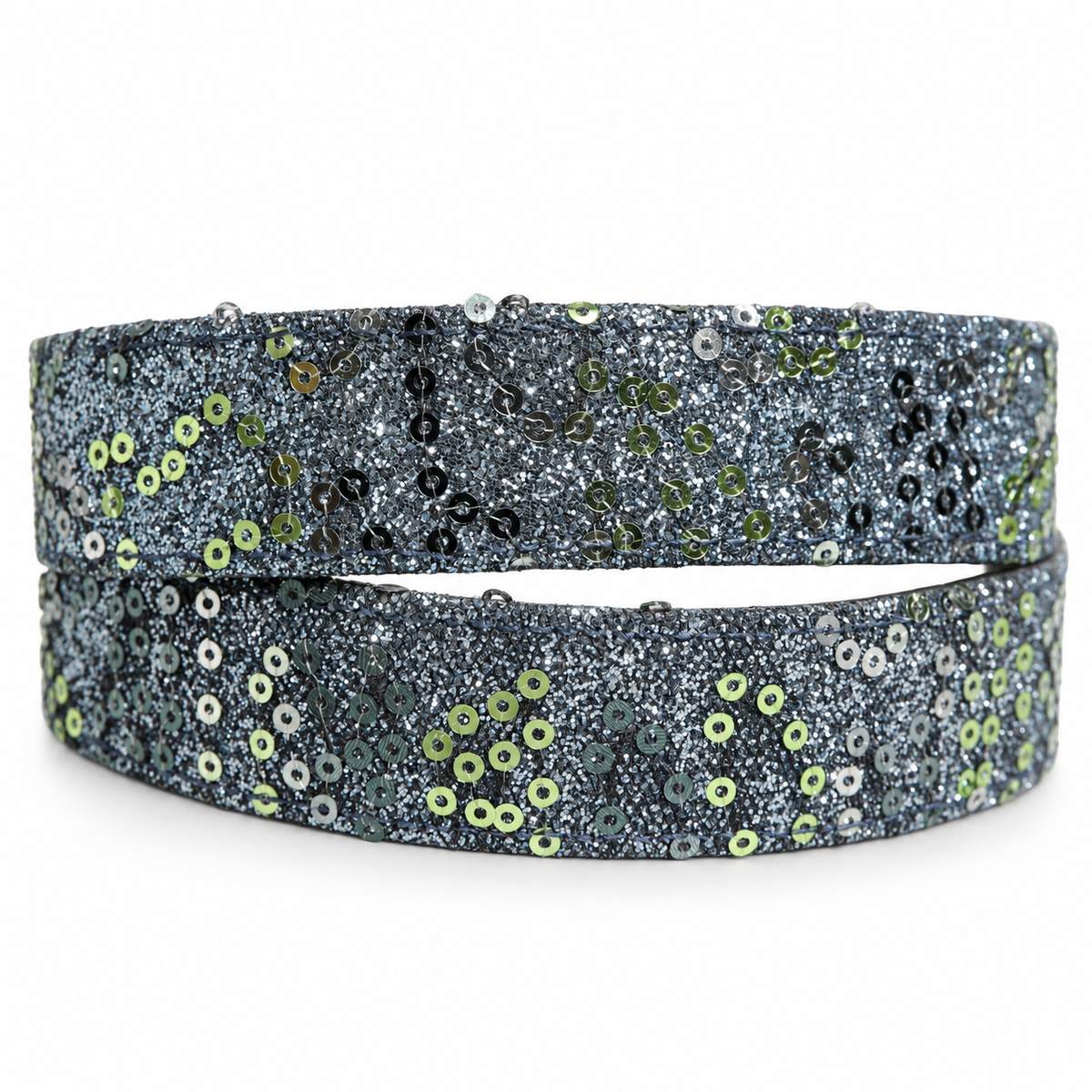 Dolce & Gabbana Men Multicolor Sequin Silver Metal Buckle Belt - BC4337 AJ587 - view 6