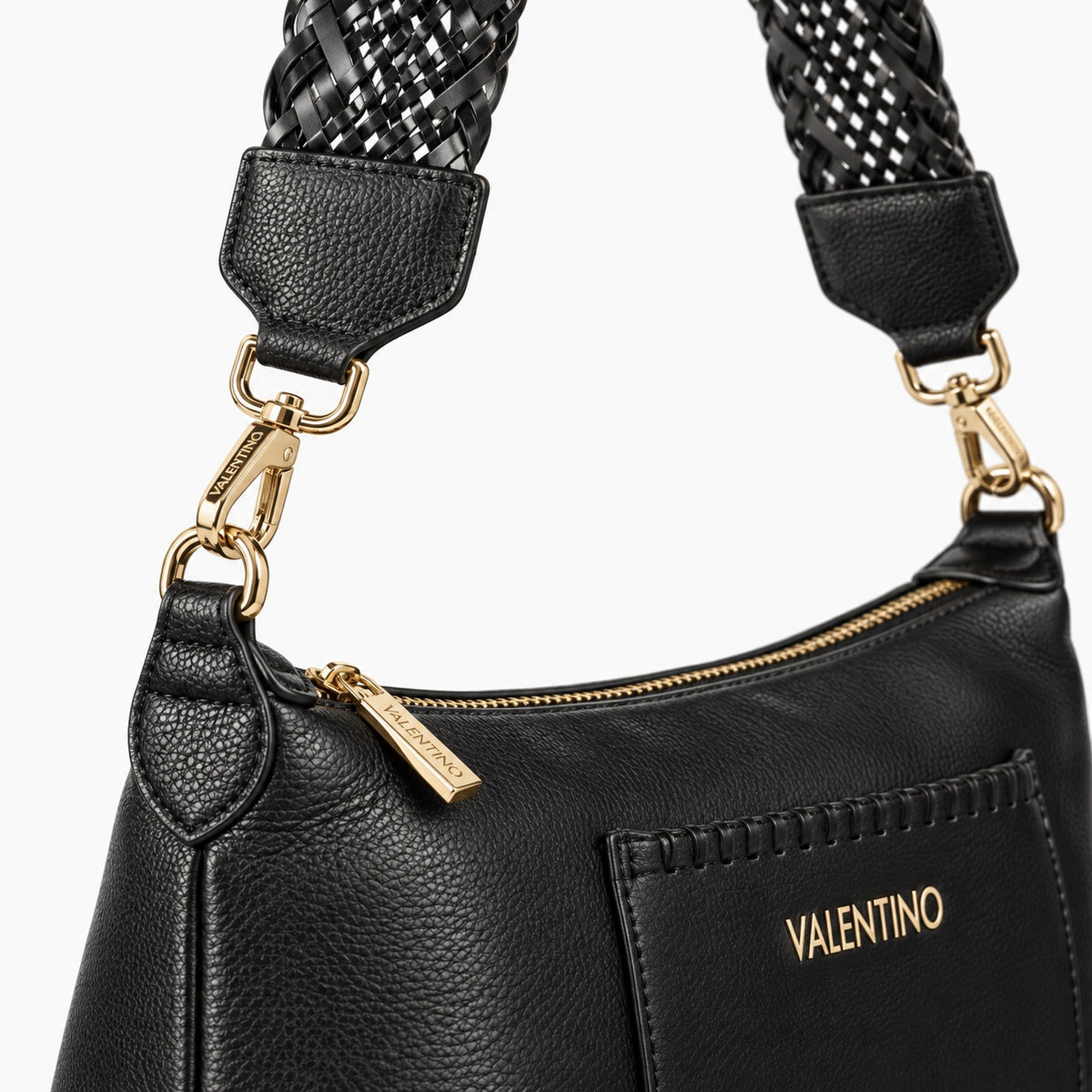 Women's handbag Mario Valentino Aleksandra VBS9W913 hardware detail view