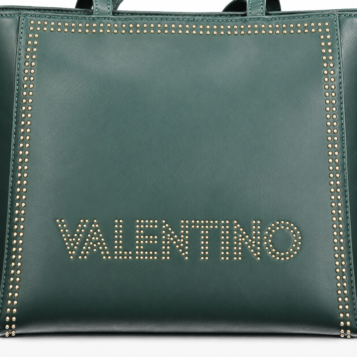 Women's shopping bag Mario Valentino Shine Re VBS8AI01 logo and texture detail view