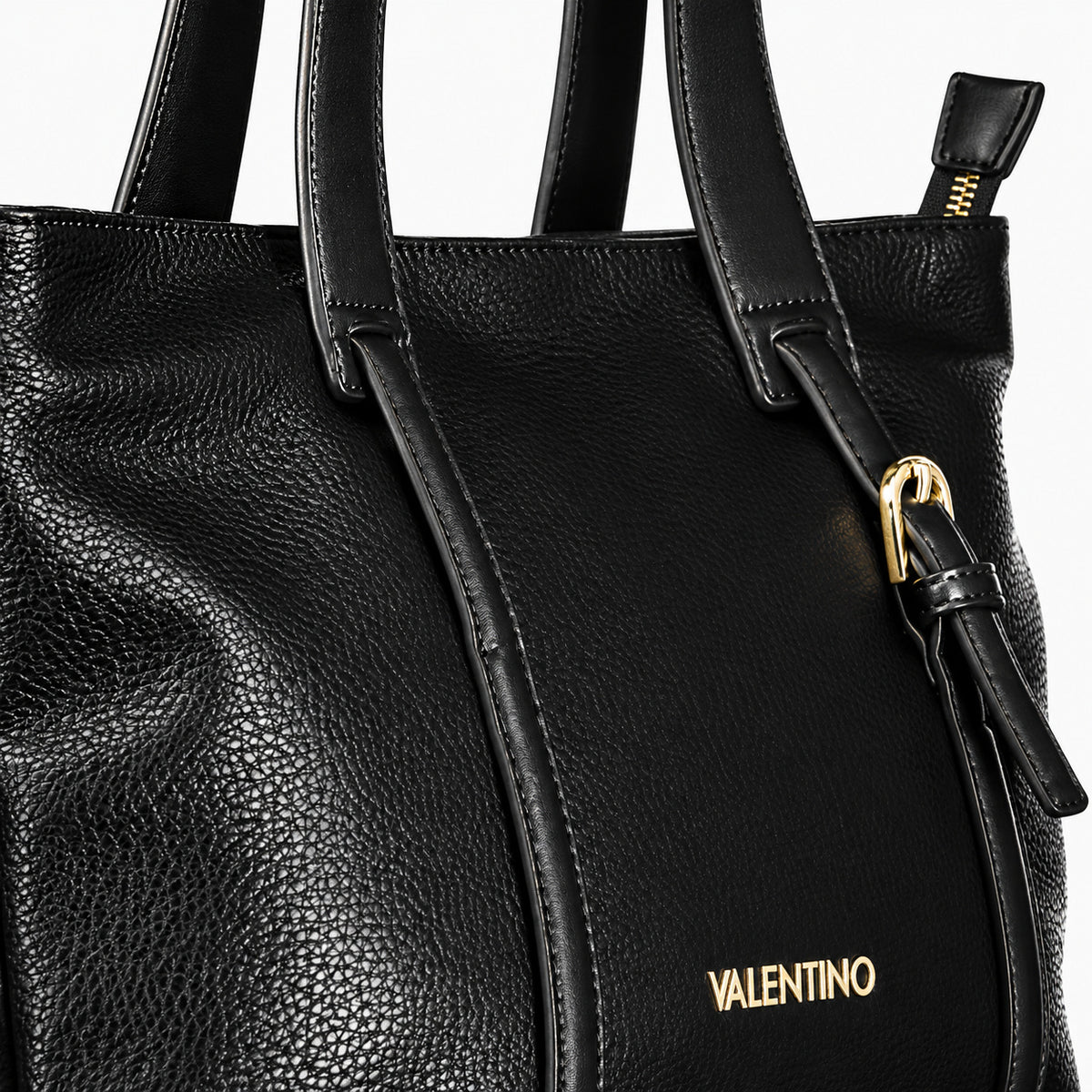 Women's shopping bag Mario Valentino Wamy Re VBS9HS01 handle and hardware detail view