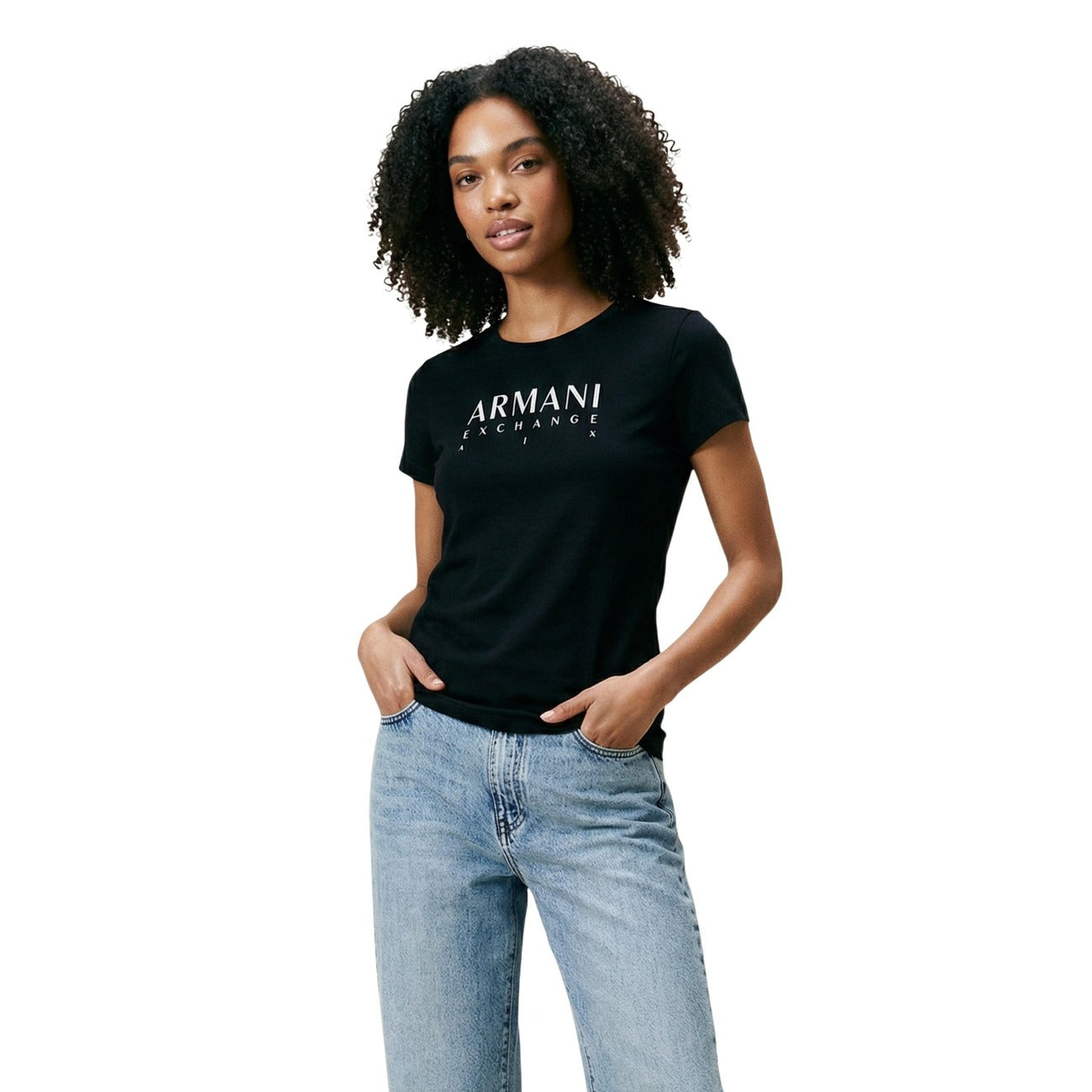 Дамска тениска Armani Exchange Women T-shirt XW002345 AF10356 UC001 Front View