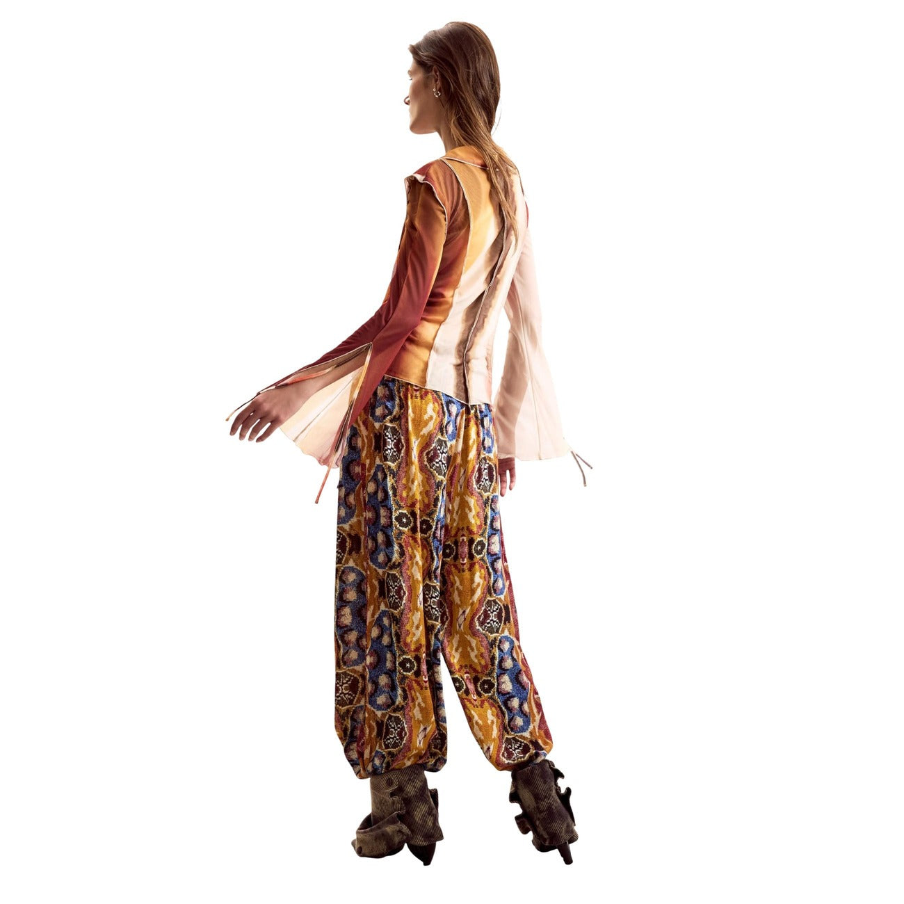 Дамска риза Desigual by Christian Lacroix Women Shirt 26SWTK28 1001 Back View