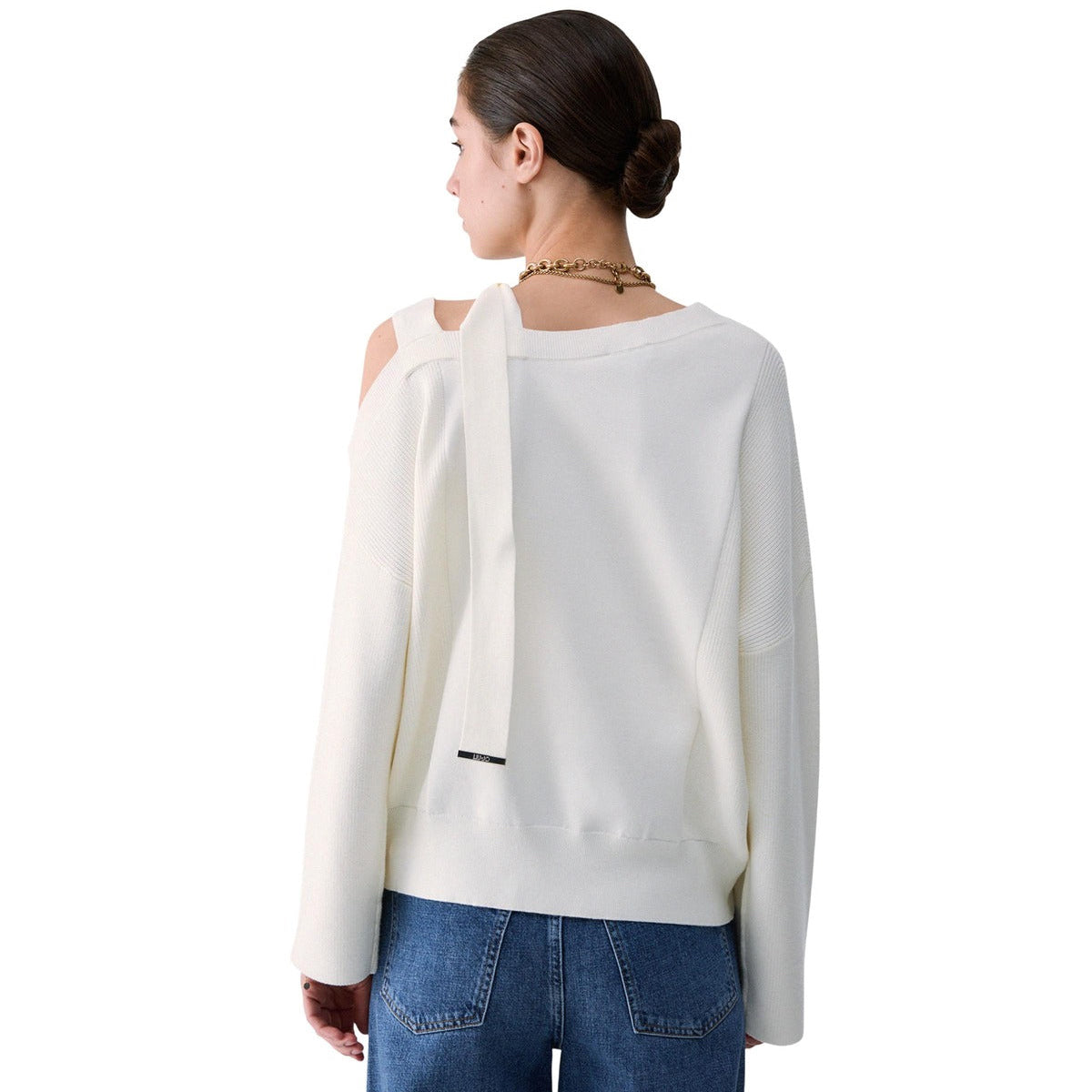 Дамски пуловер Liu Jo Soft Knit Top WF6396MS99E 10701 Back View