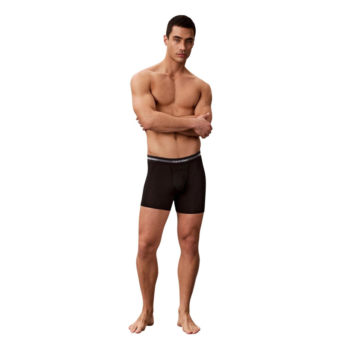 Мъжки боксерки Calvin Klein Men 3-Pack Boxers LV00NB4537 U2G Front View
