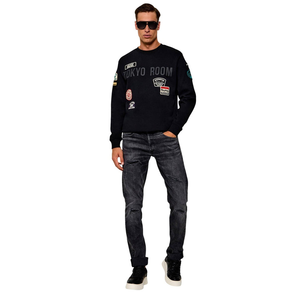 Мъжки суичър Replay Men Sweatshirt M13LR.001.7242NW-C098 Front View