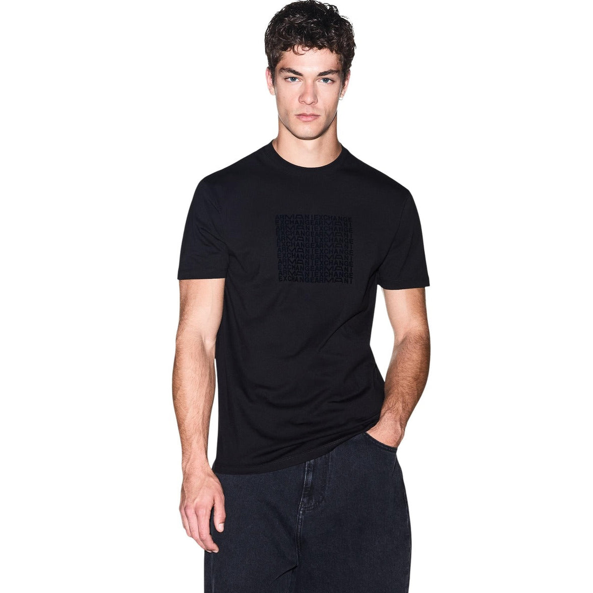 Мъжка тениска Armani Exchange Men T-shirt XM003044 AF21323 UC001 Front View