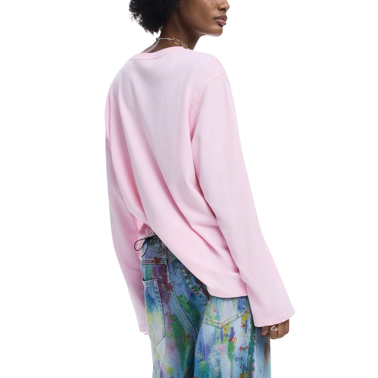 Дамска блуза Desigual women’s t-shirt 26SWTKX4 3058 Back view