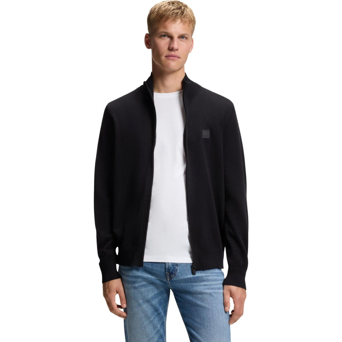Мъжка жилетка Boss Men Cardigan 50543692 404 Front View
