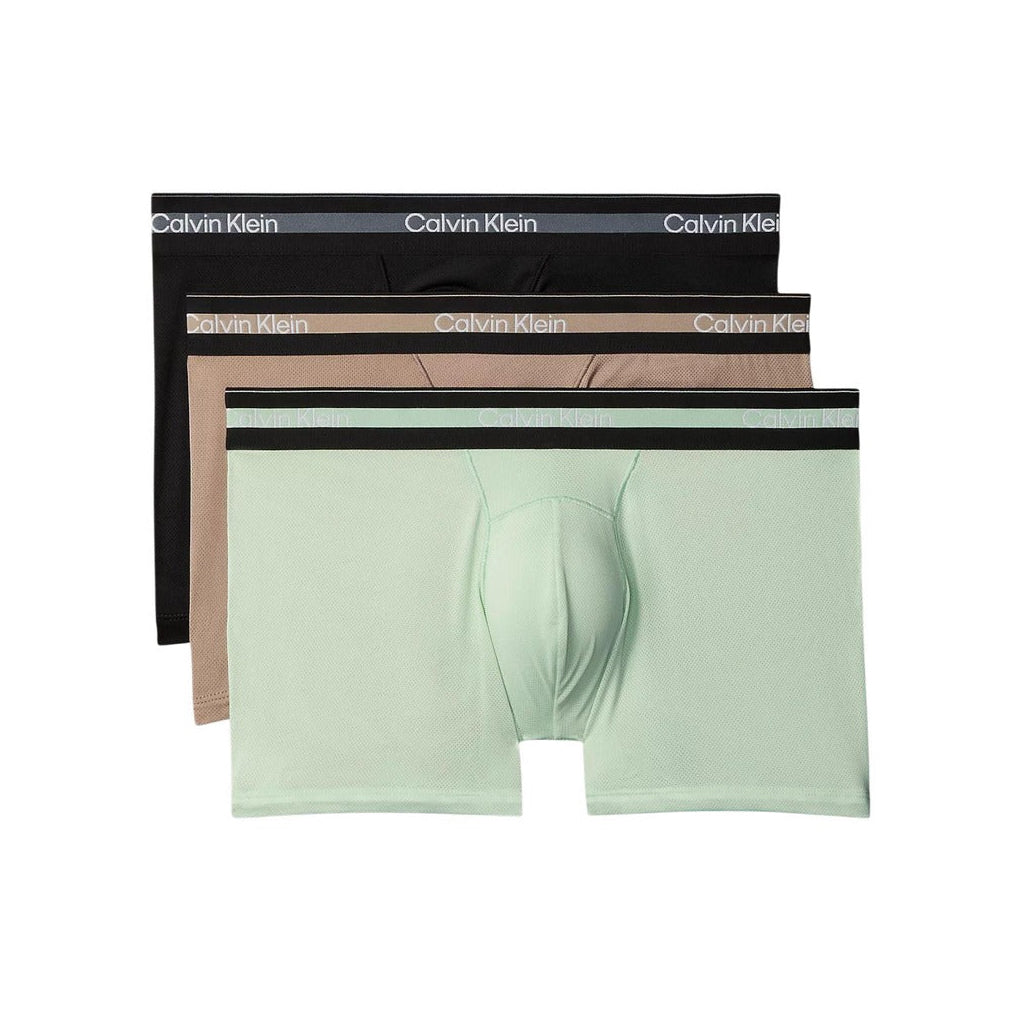 Мъжки боксерки Calvin Klein Men 3-Pack Boxers LV00NB4536 U2G Front View