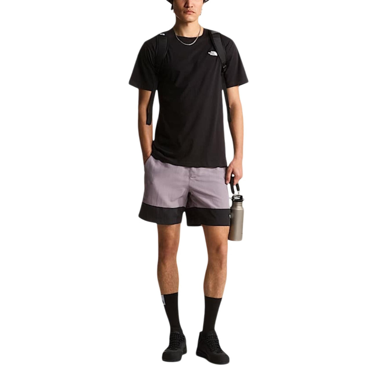 Мъжка черна тениска The North Face Men T-shirt NF0A8CZ2 Front View