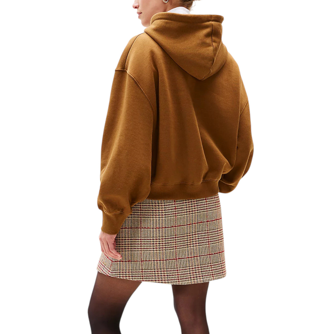 Дамски кафяво худи Tommy Hilfiger Women Hoodie WW0WW47459 Back View