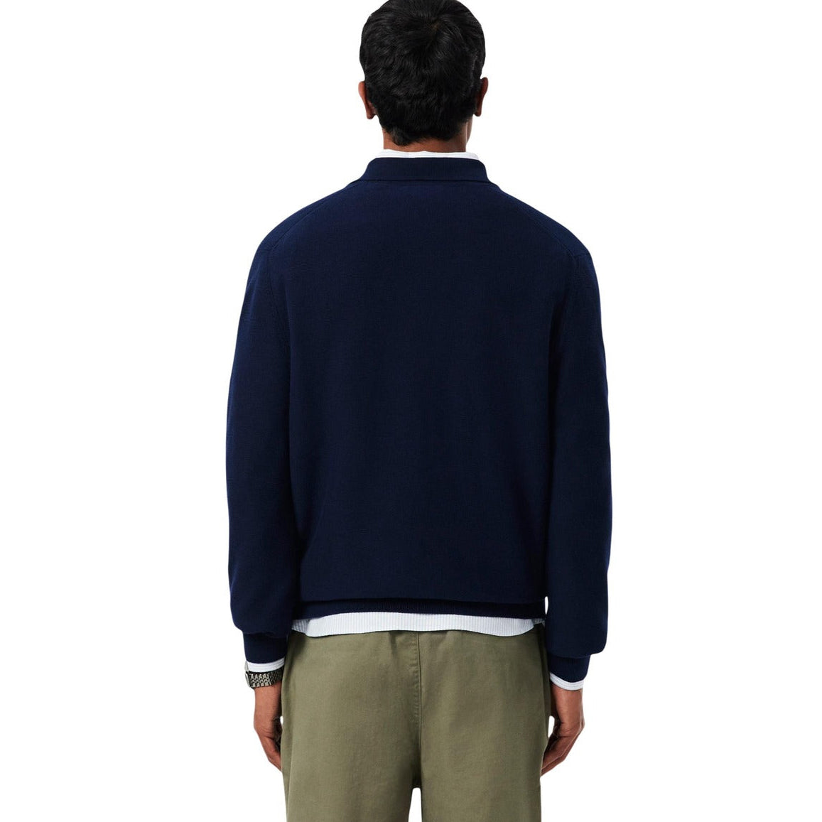 Мъжки поло пуловер Lacoste Men Knitwear Polo AH9904 166 Back View