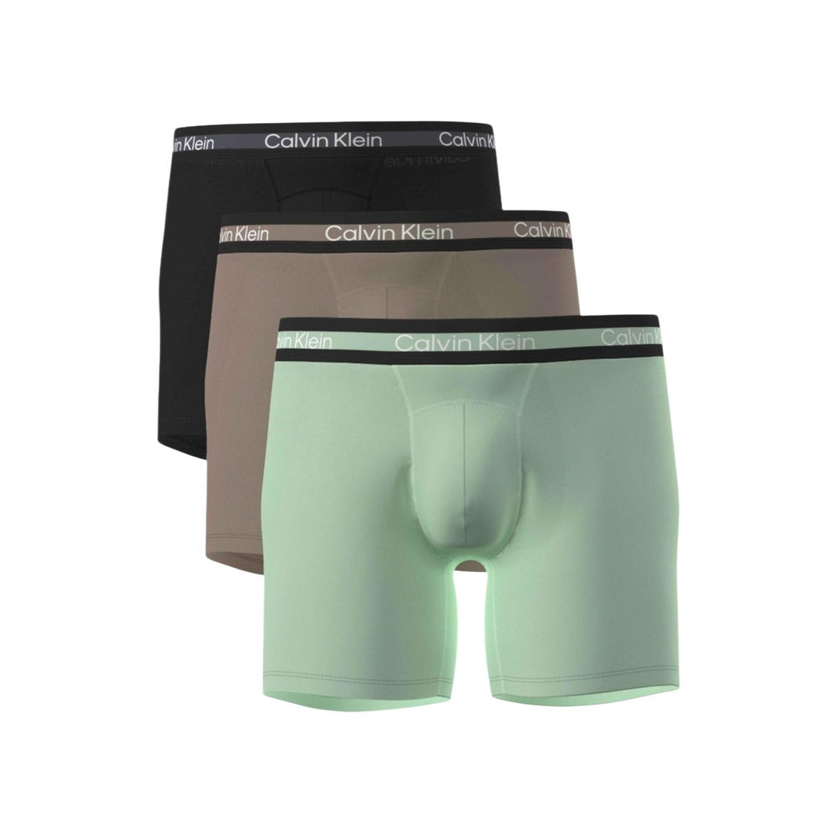 Мъжки боксерки Calvin Klein Men 3-Pack Boxers LV00NB4537 U2G Front View