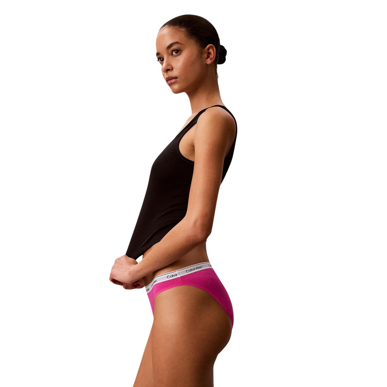 Дамски бикини Calvin Klein Women 5-Pack Bikini Briefs 000QD5208E 4WI Side View