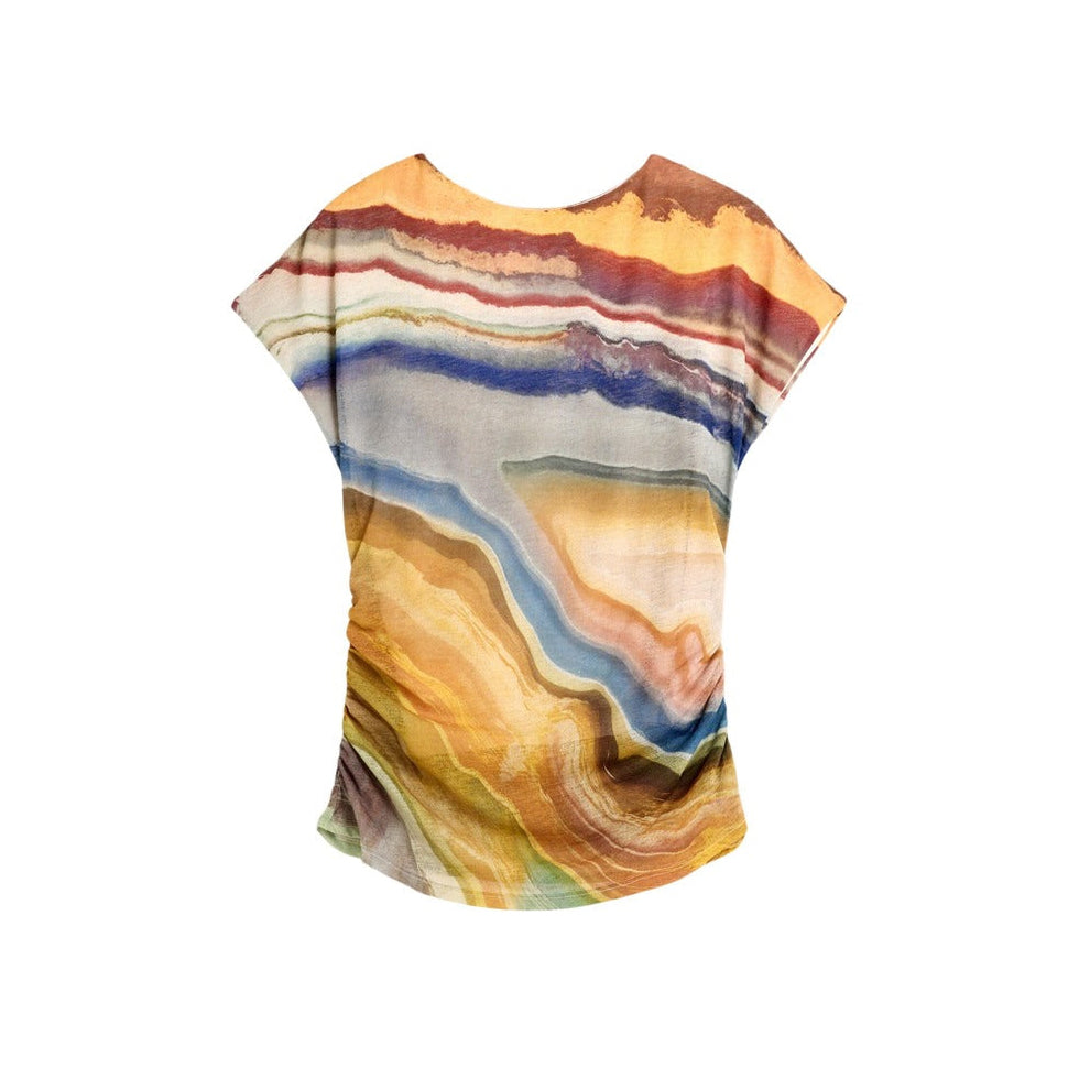 Дамска тениска Desigual Women T-shirt 26WWTK19 9019 Front View