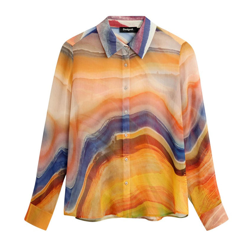 Дамска риза Desigual women’s shirt 26WWBW06 9019 Top view