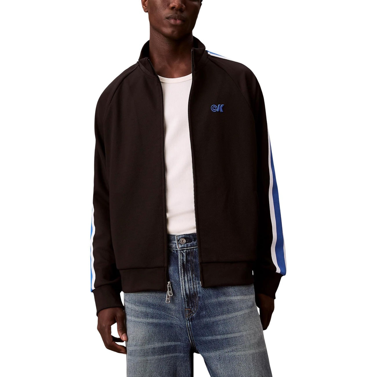 Мъжки черен суичър Calvin Klein Jeans Men Sweatshirt LV04RC231G Front View