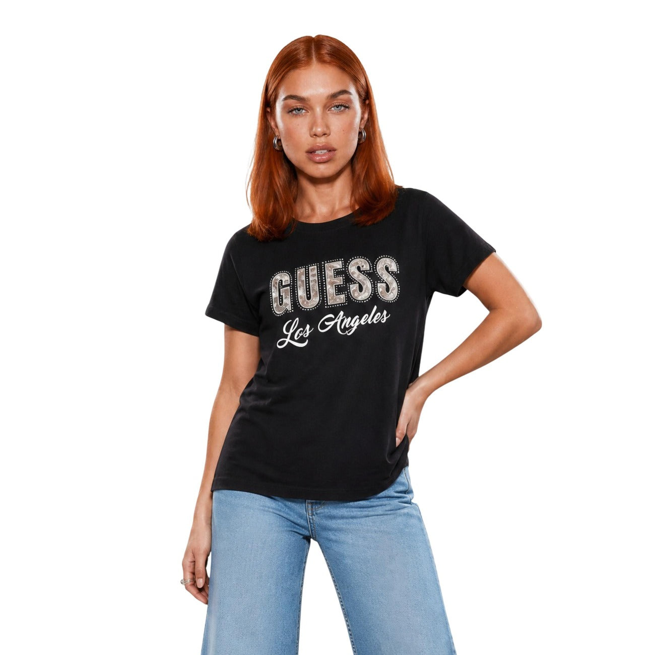 Дамска тениска Guess Women T-shirt W6YI30 K4349 Front View
