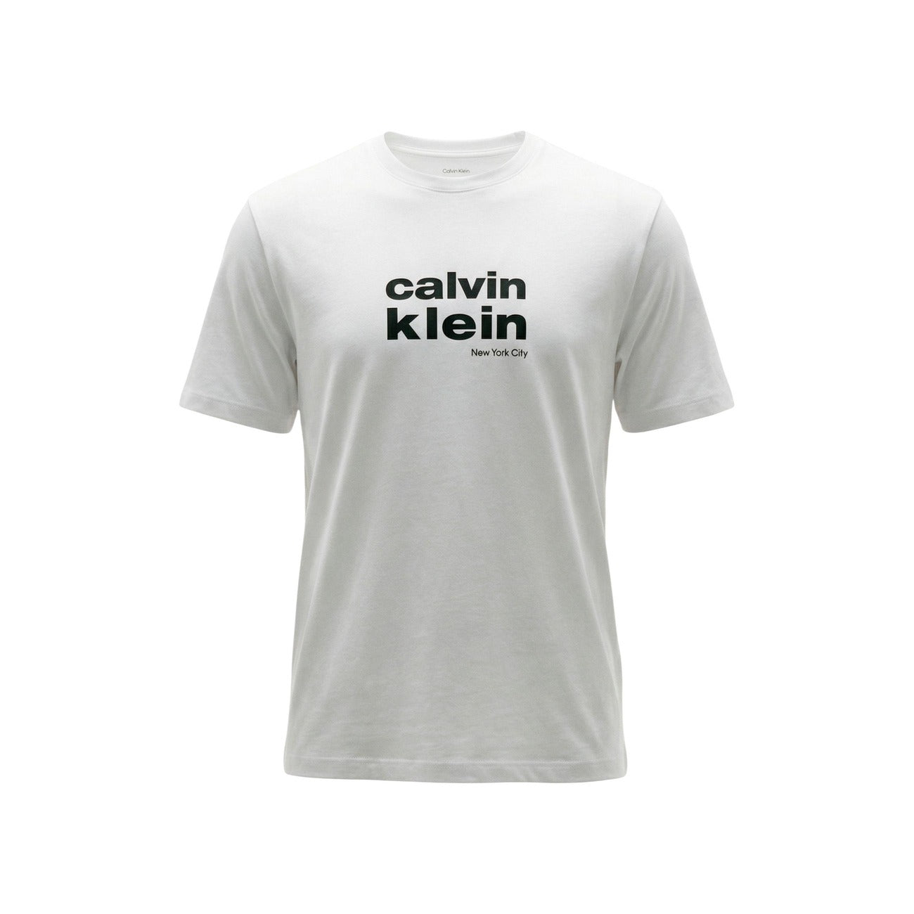 Мъжка бяла тениска Calvin Klein Jeans Men T-shirt LV04RE821G YBH Front View