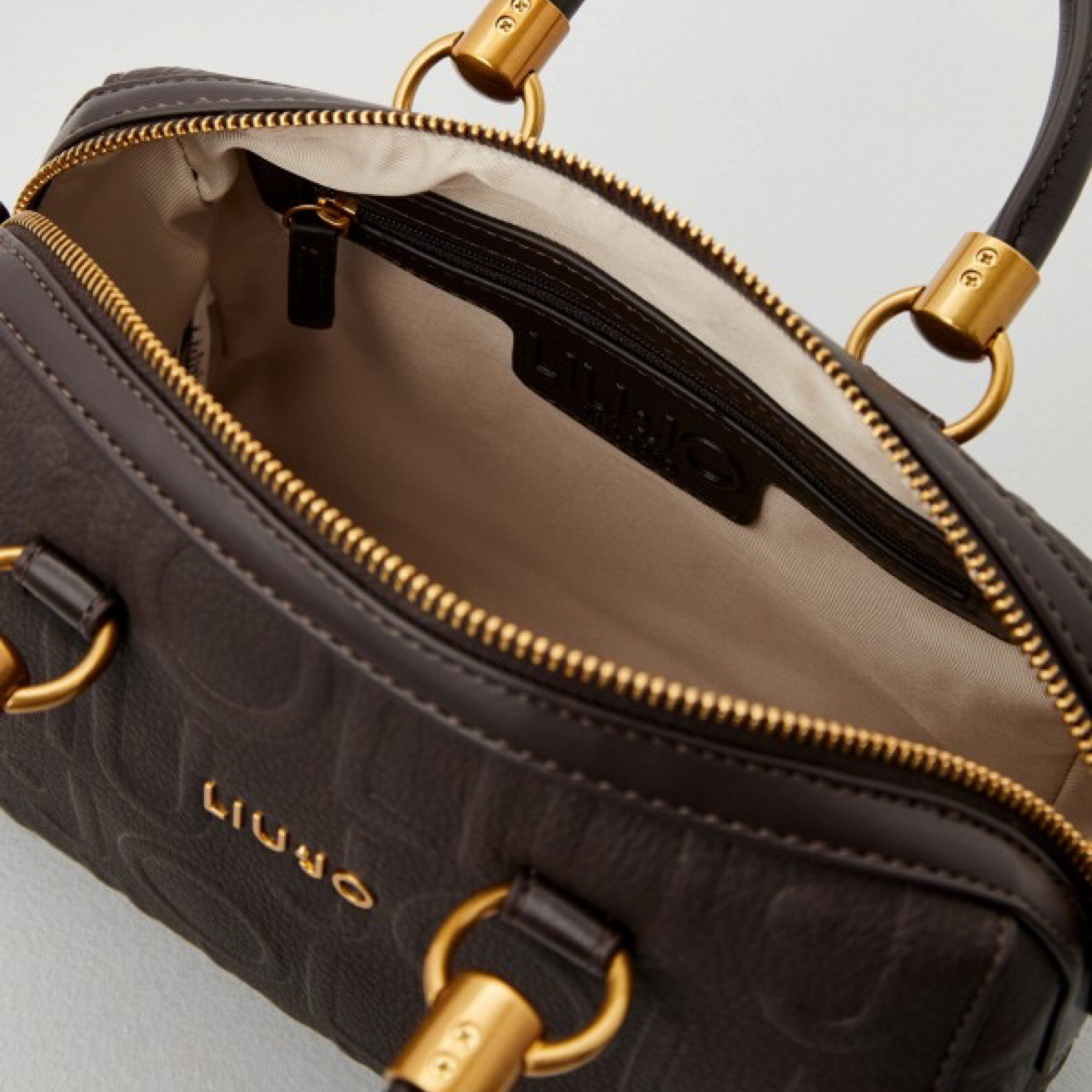 Дамска кафява чанта Liu Jo Women Handbag AF6160 E1139 91419 Inside View