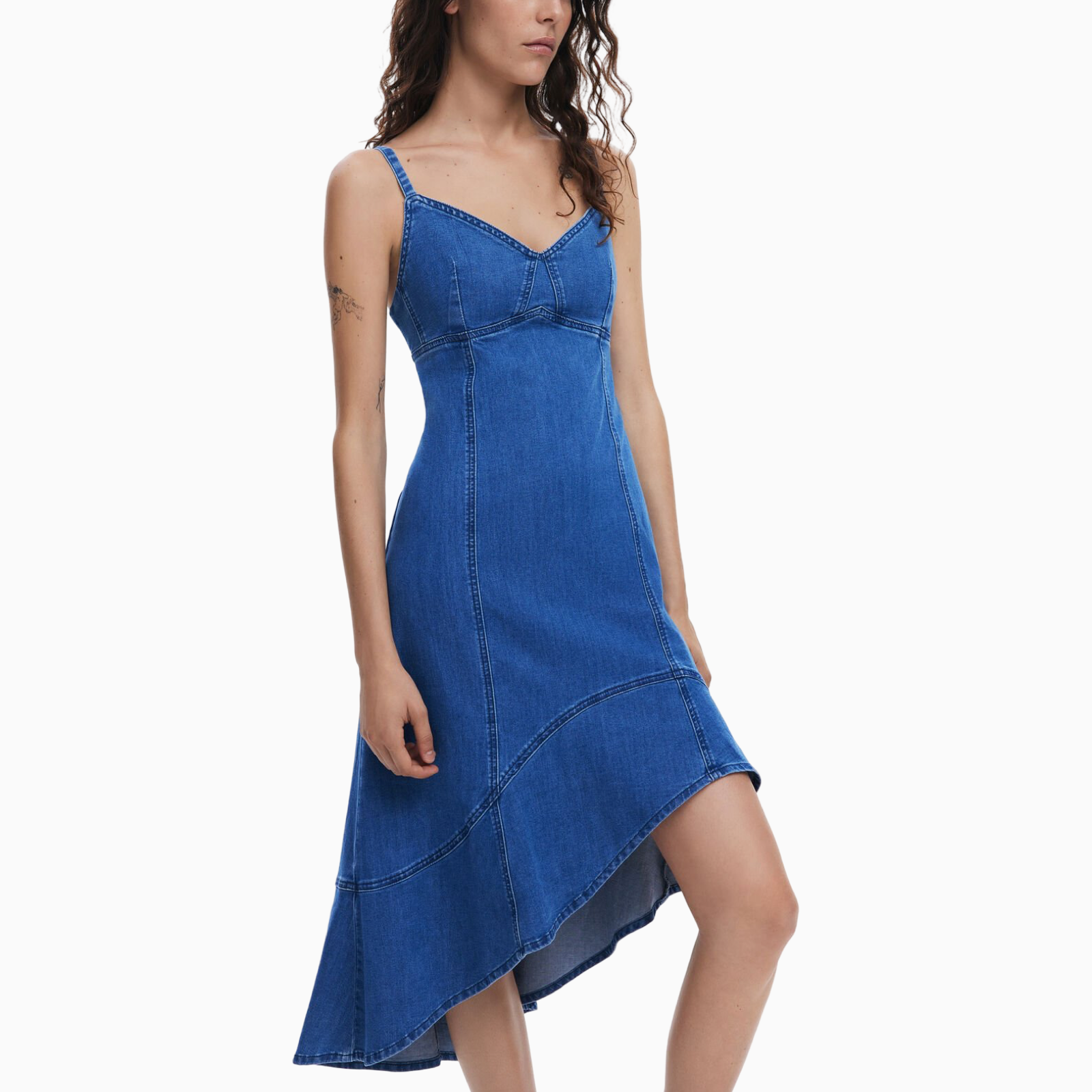Дамска дънкова рокля Desigual 25SWVD07