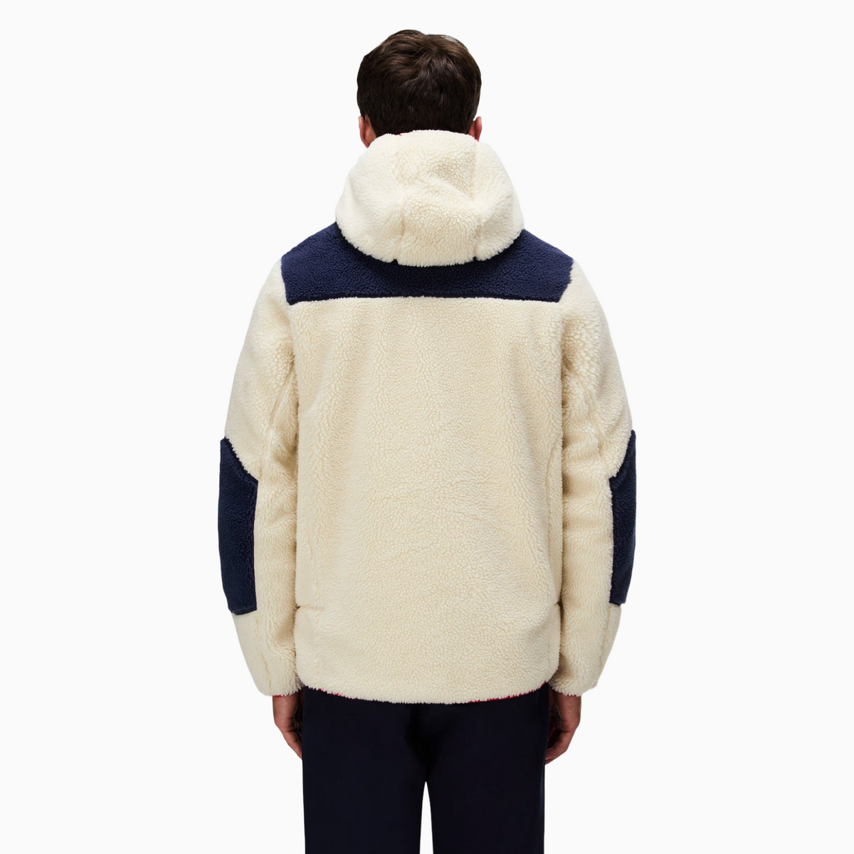Мъжки суичър Napapijri Yupik Fleece Hoodie NP0A8AZX M3E Back View
