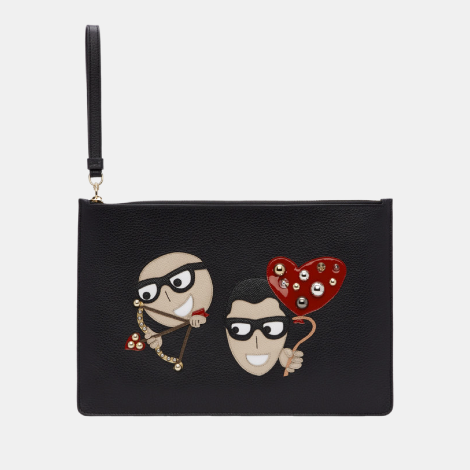 Кожена Клъч чанта Dolce & Gabbana #DGFamily Clutch Bag