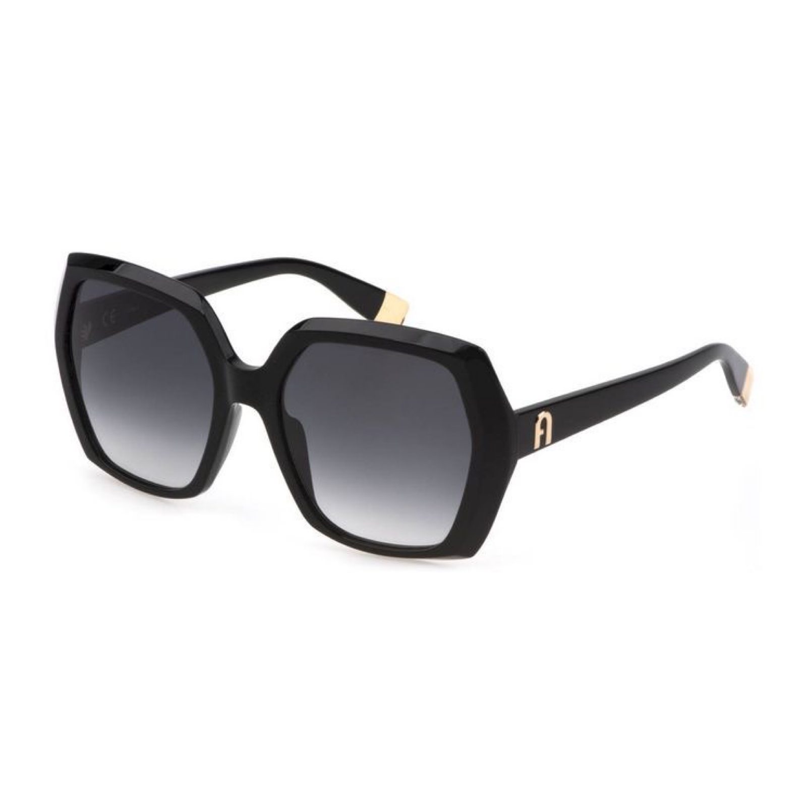Furla Black Haircalf Sunglasses