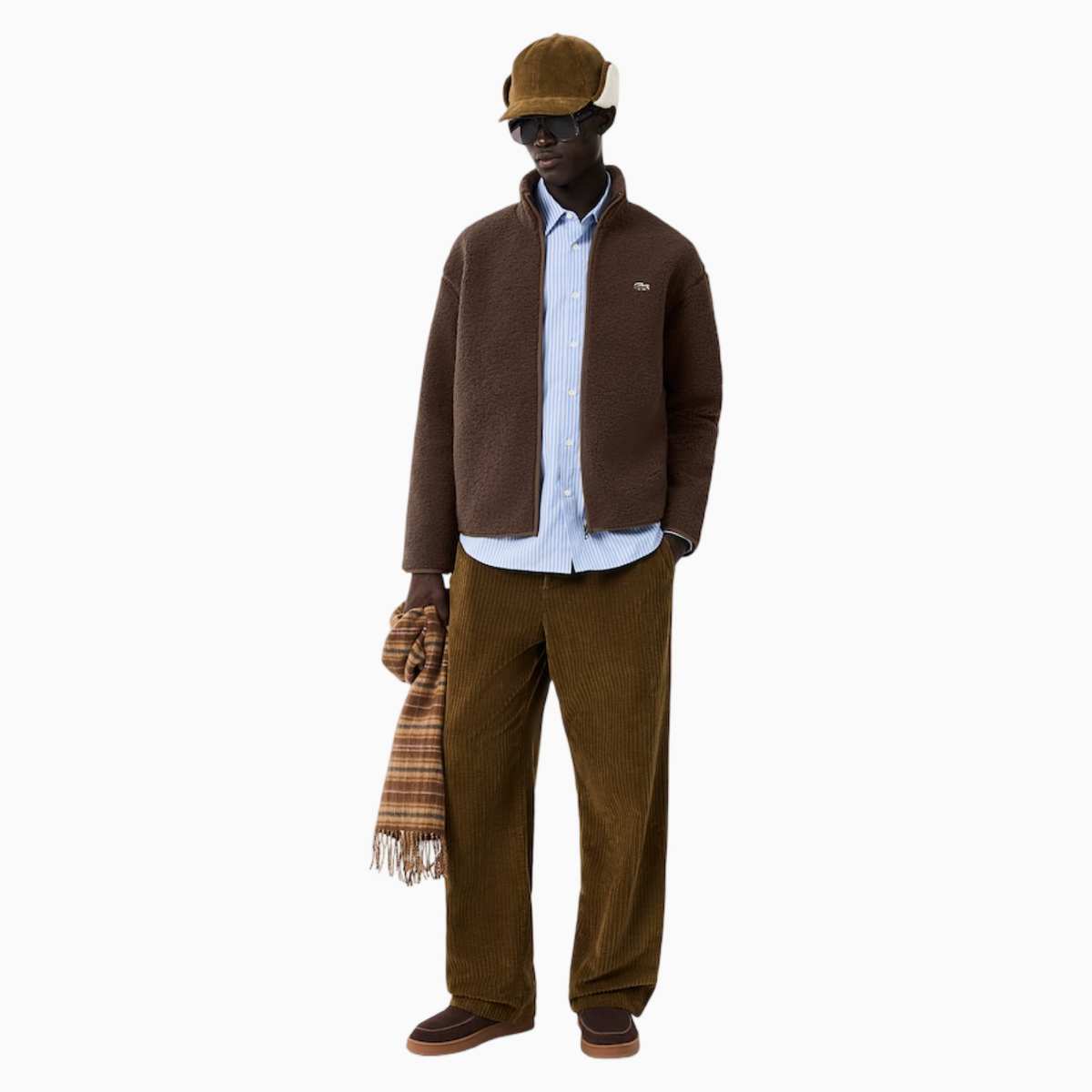 Мъжко яке Lacoste Men Sherpa Jacket Мъжко поларено яке Lacoste Men Sherpa Jacket BH8672-51 Z7X Front View