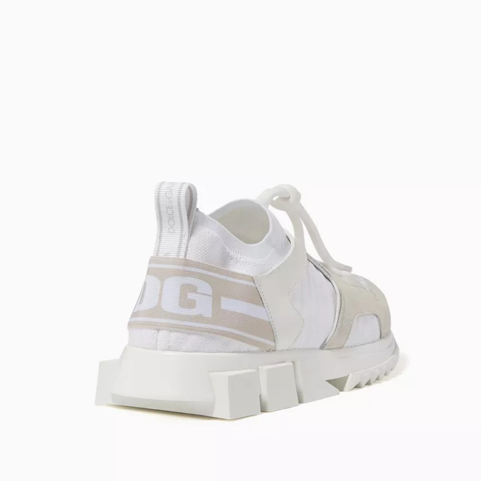 Дамски бели маратонки Dolce & Gabbana Sorrento Trekking Women Sneakers Heel View