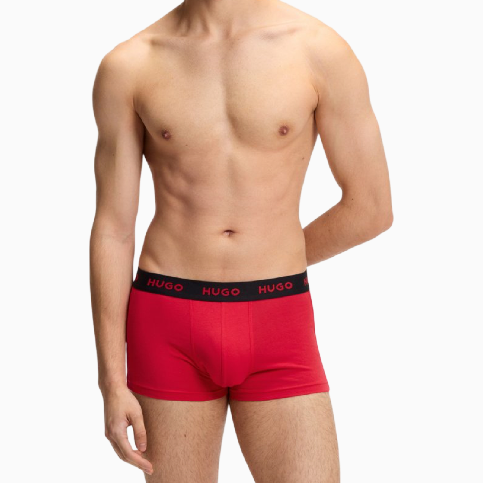 Мъжки боксерки Hugo Men 3-pack Boxers 50532550 980 Model Front View
