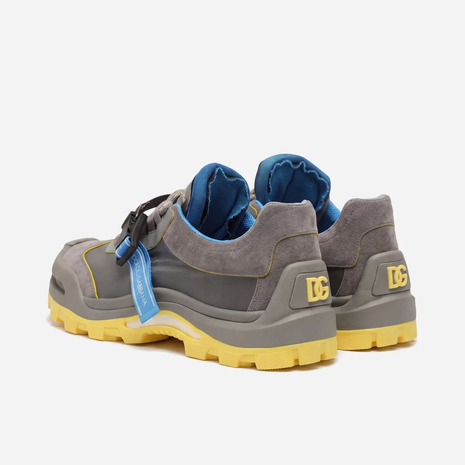 Dolce & Gabbana Airmaster Panelled Runner Men Sneakers Heel View