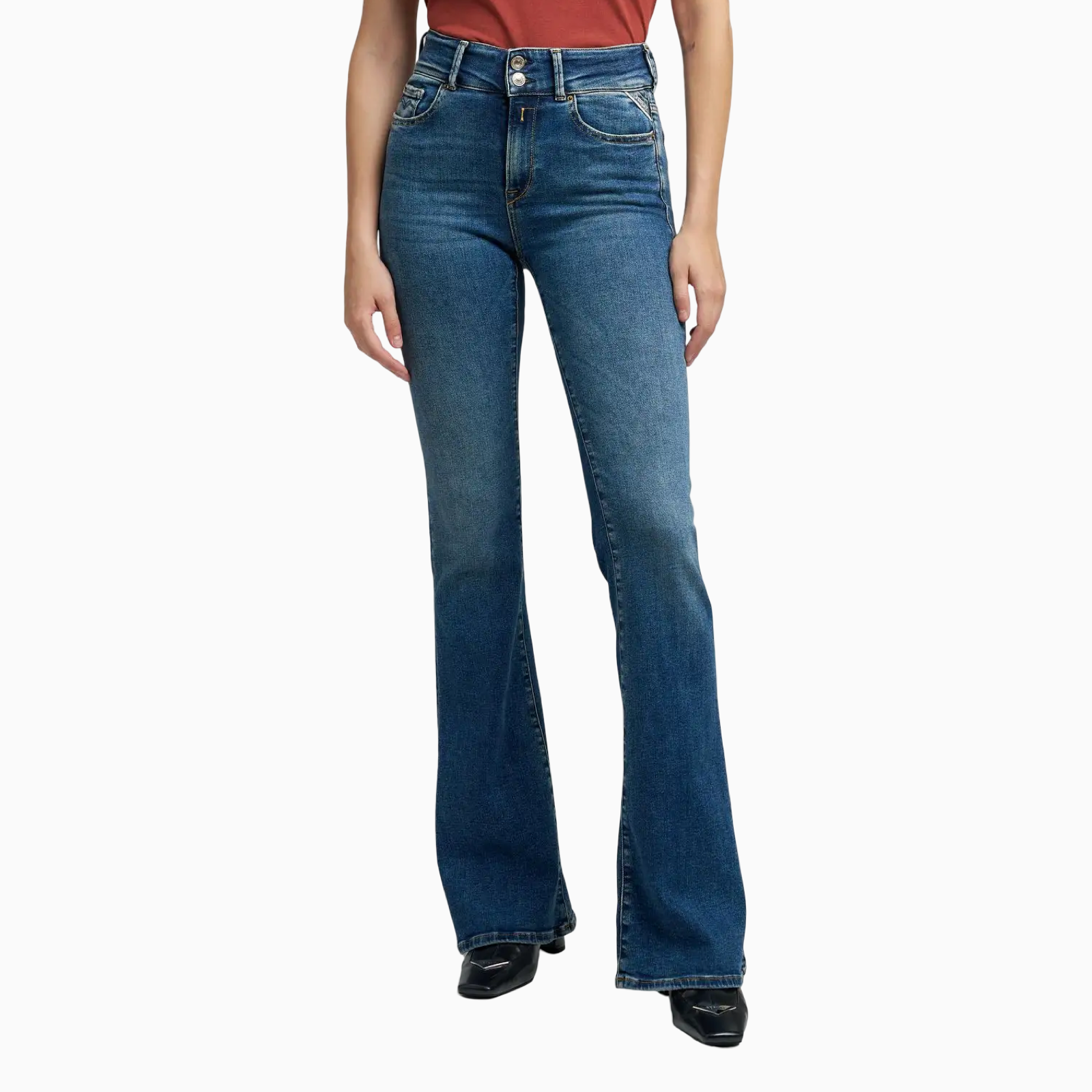 Дамски дънки Replay Women Jeans WLW689.000.805 723 Front Vjew