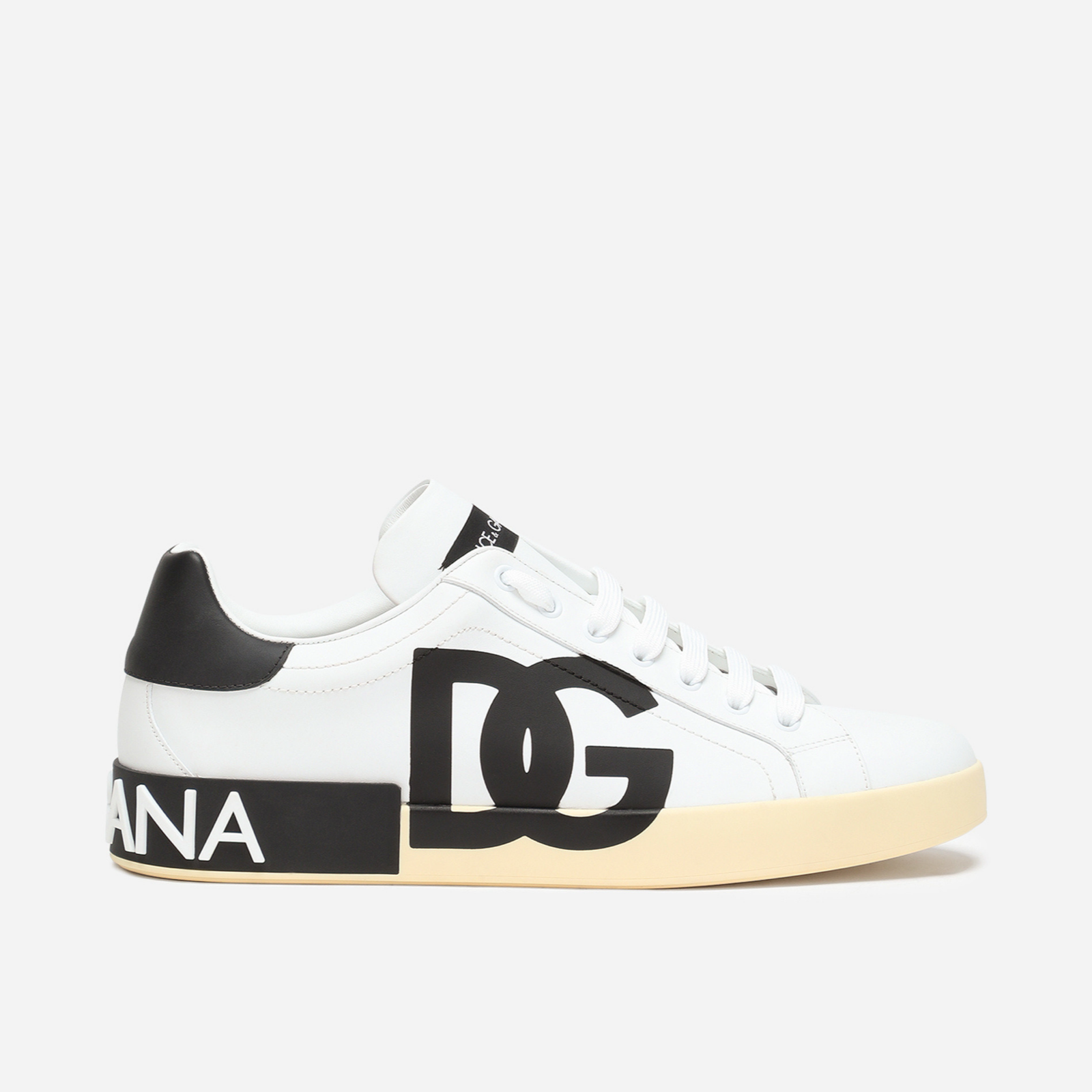 Dolce & Gabbana Portofino DG Logo Women Sneakers CS1772AC33089697 Lateral View