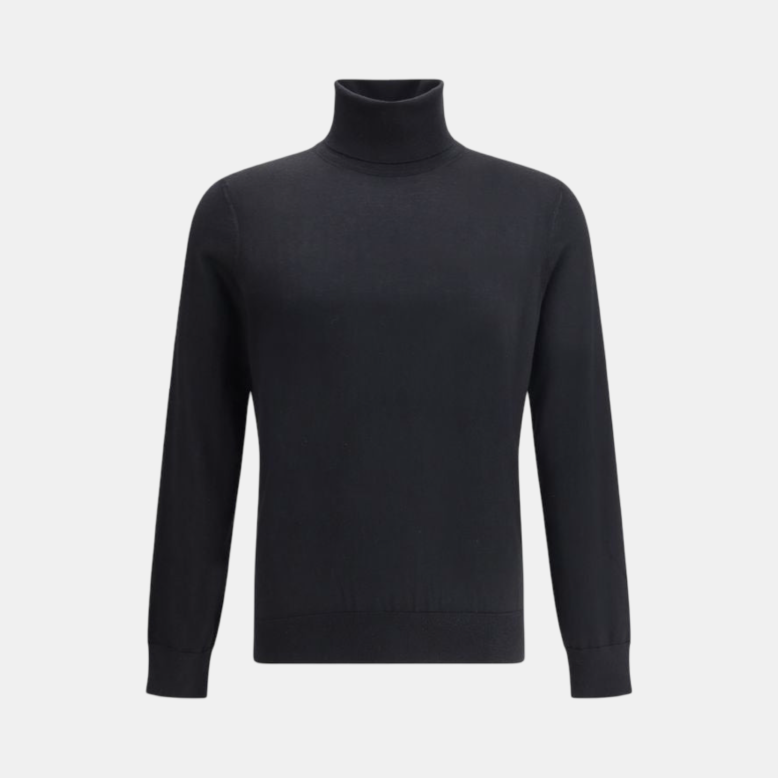 ZEGNA Cashmere Turtleneck Men Sweater Front View