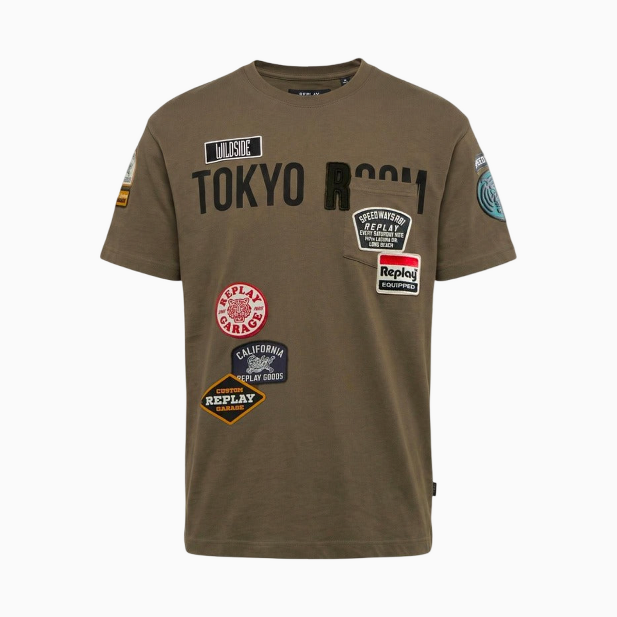 Мъжка тениска Replay Men T-shirt M13MA.000.7242KW-C00G Front View