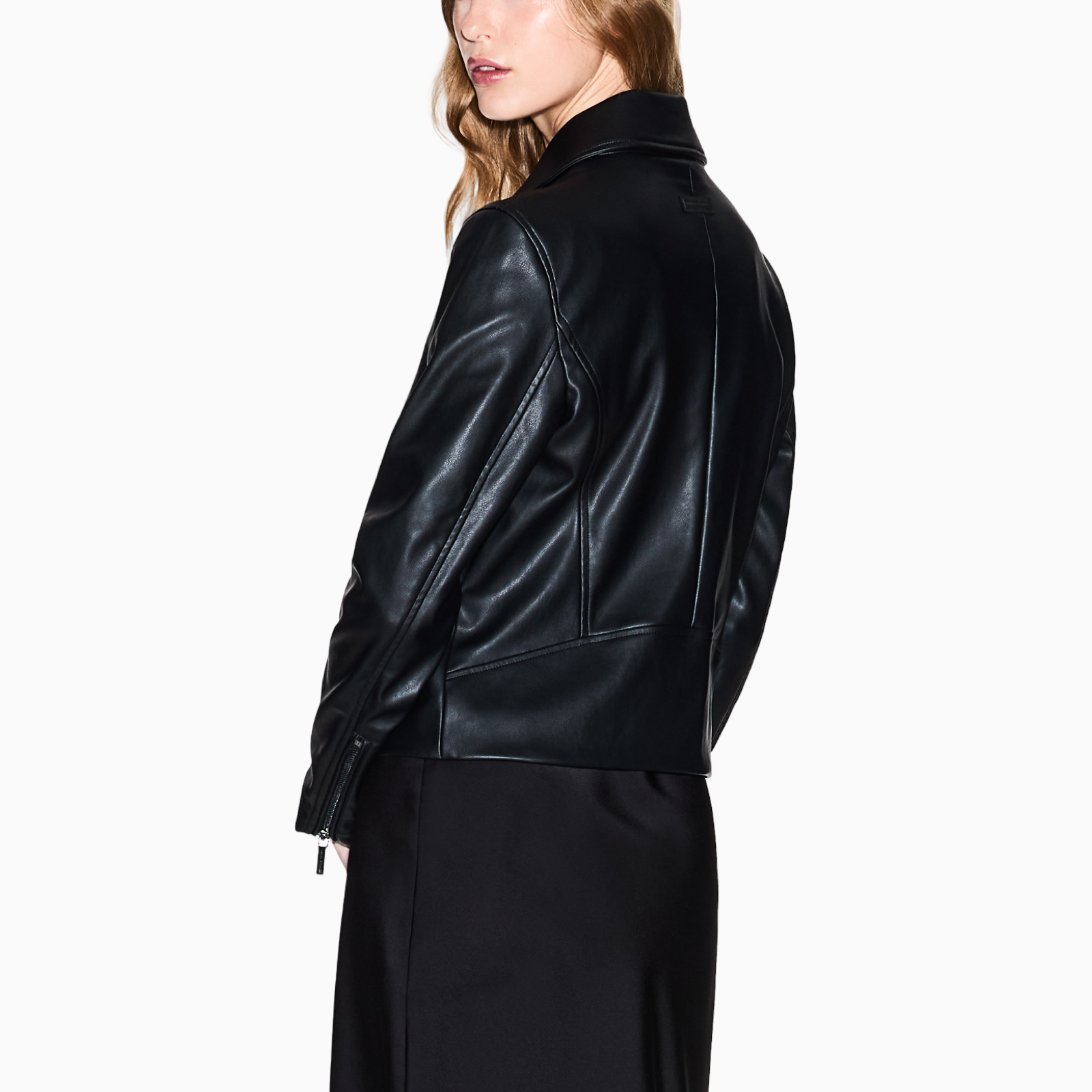 Дамско кожено яке Armani Exchange Women Jacket XW001433 AF16618 UC001 Back View