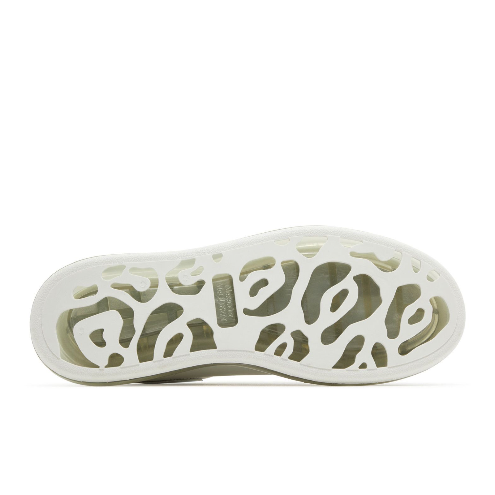 Alexander McQueen Oversized Clear-Sole Iridescent Women Sneakers