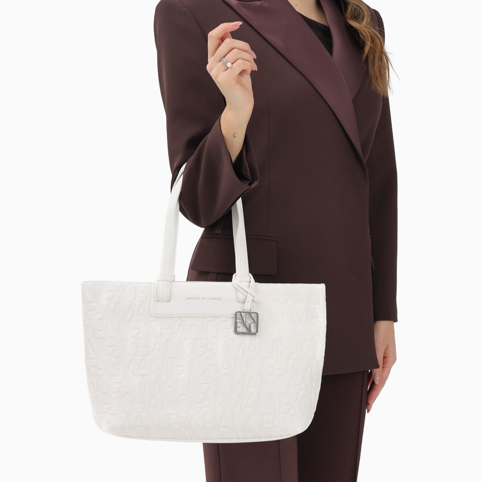 Дамска чанта Armani Exchange Women Shopping Bag XW001481 AF15774 U0011 Hand View