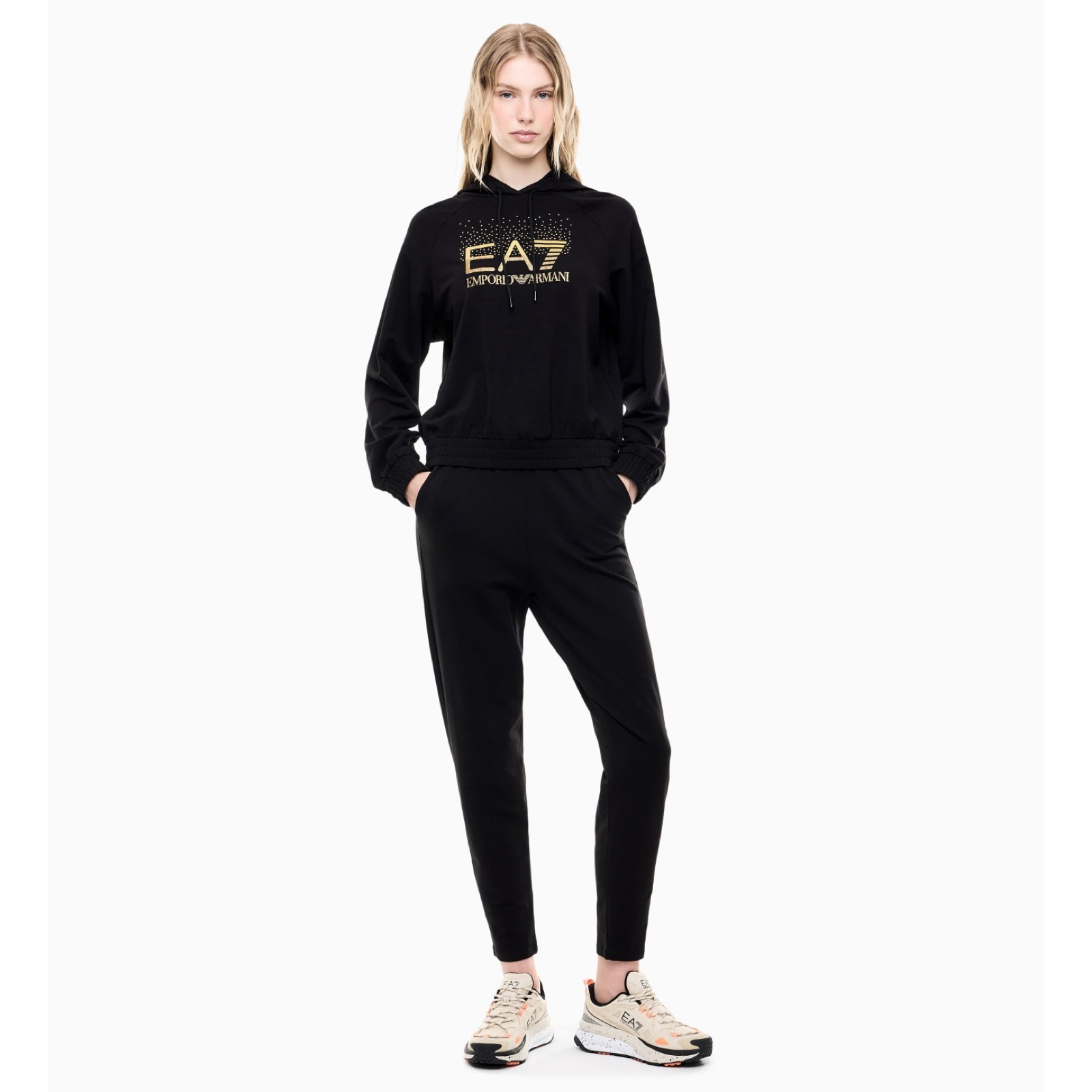 Дамски екип EA7 Emporio Armani Women Tracksuit 7W001448 AF12502 UC001 Front View