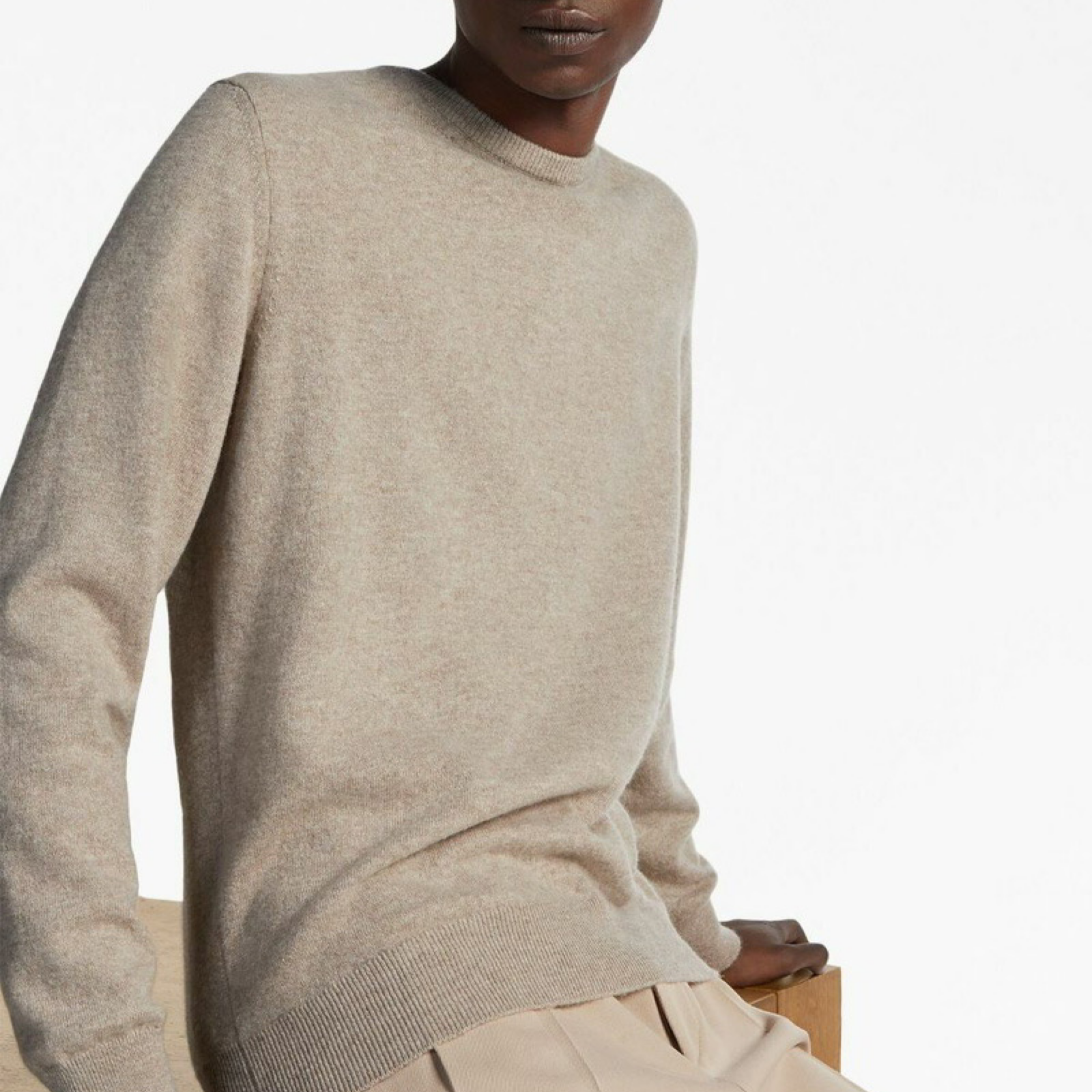 ZEGNA Cashmere Men Sweater UGK10A2110_N92 Side View