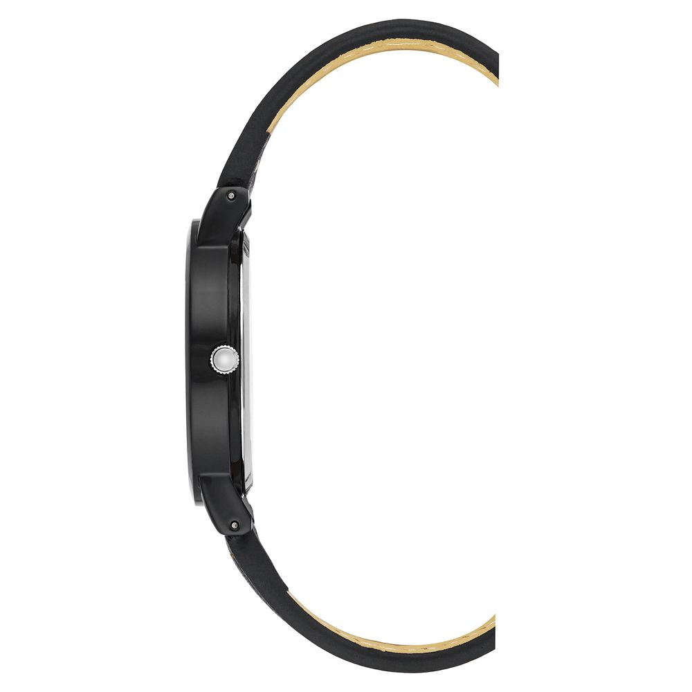 Juicy Couture Black Plastic Dress Watch
