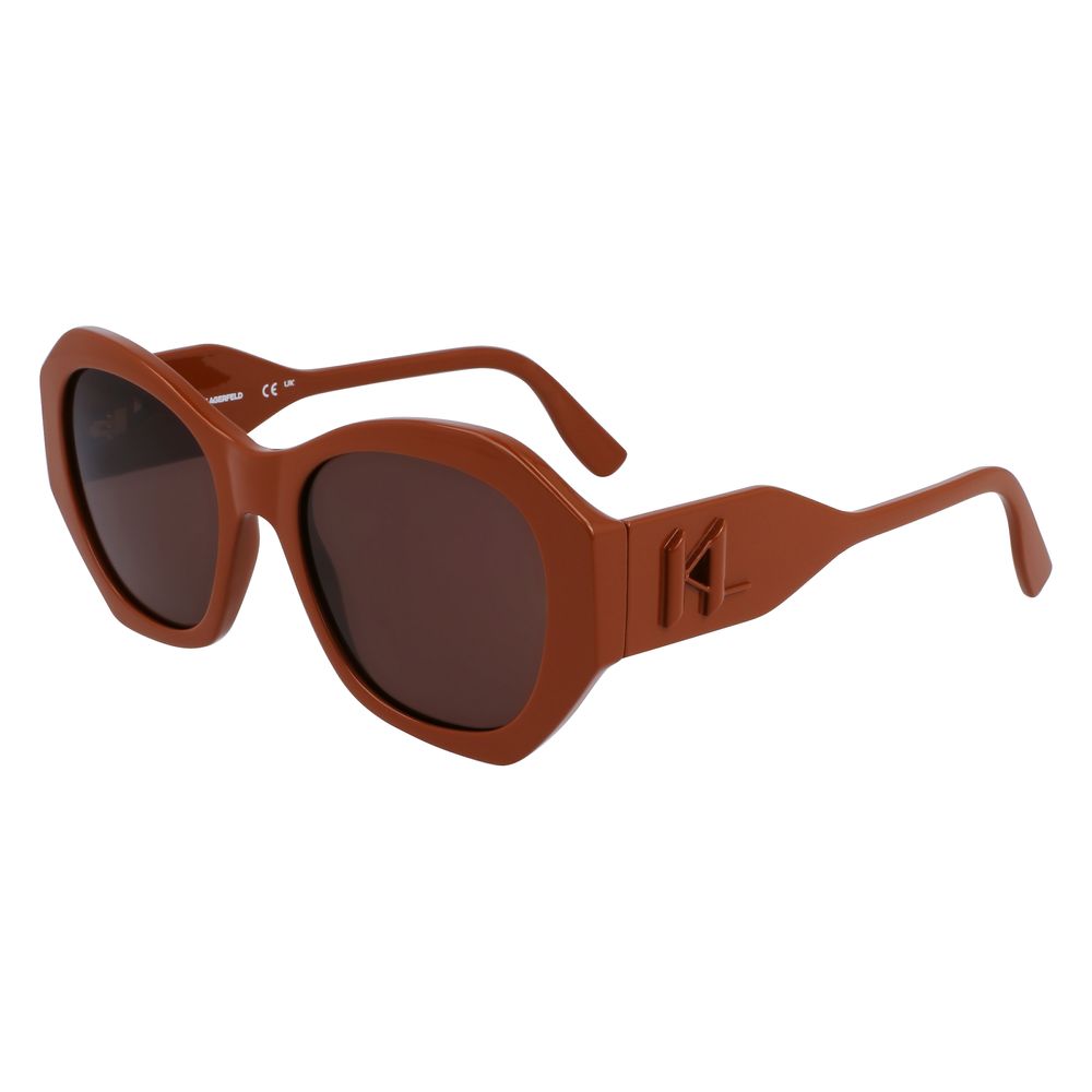 Karl Lagerfeld Brown Injected Sunglasses