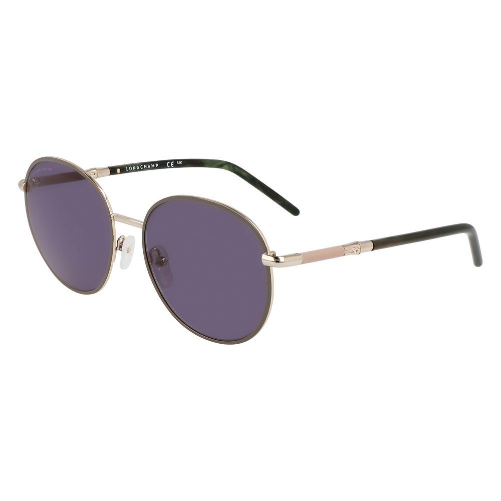 Longchamp Gold Metal Sunglasses