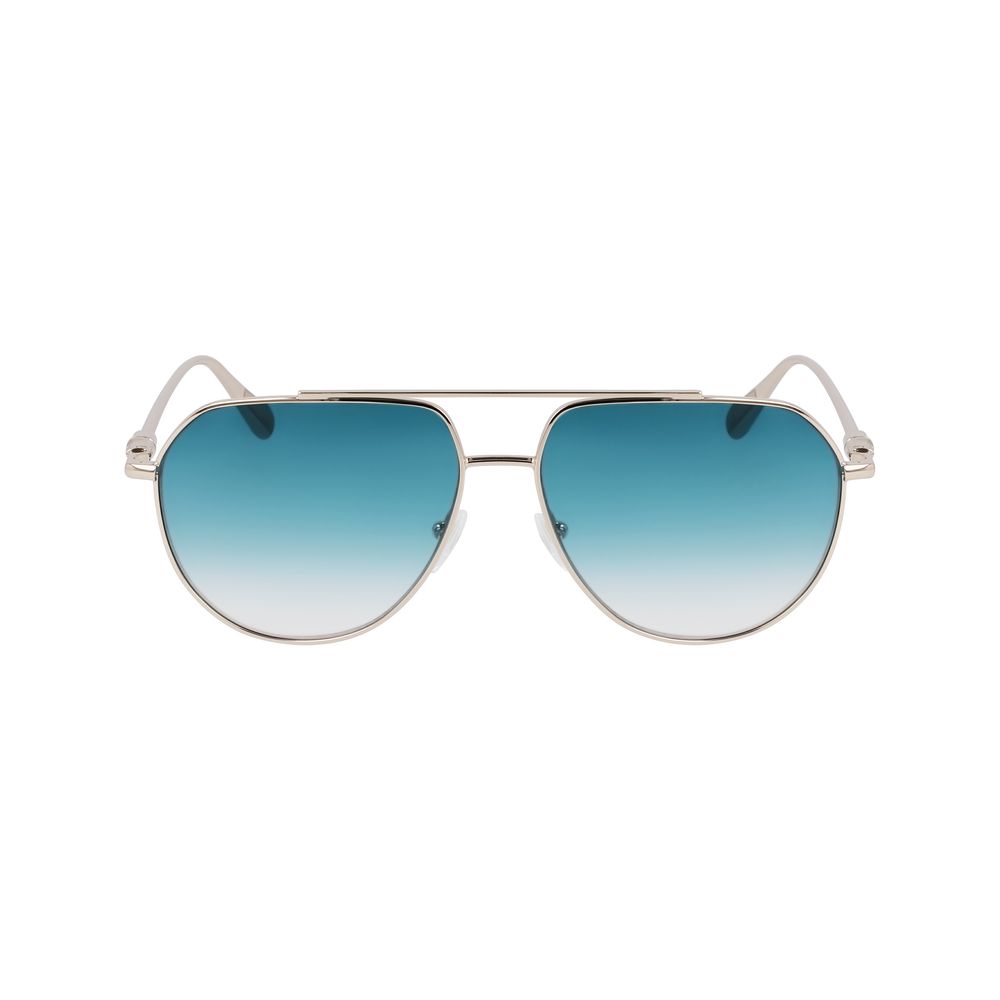 Longchamp Gold Metal Sunglasses