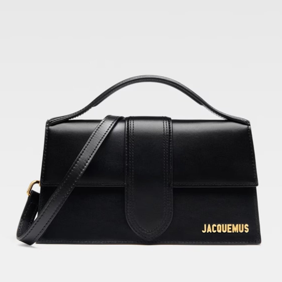 Дамска чанта JACQUEMUS Le Grand Bambino Handbag 213BA0073000-990 Black front view