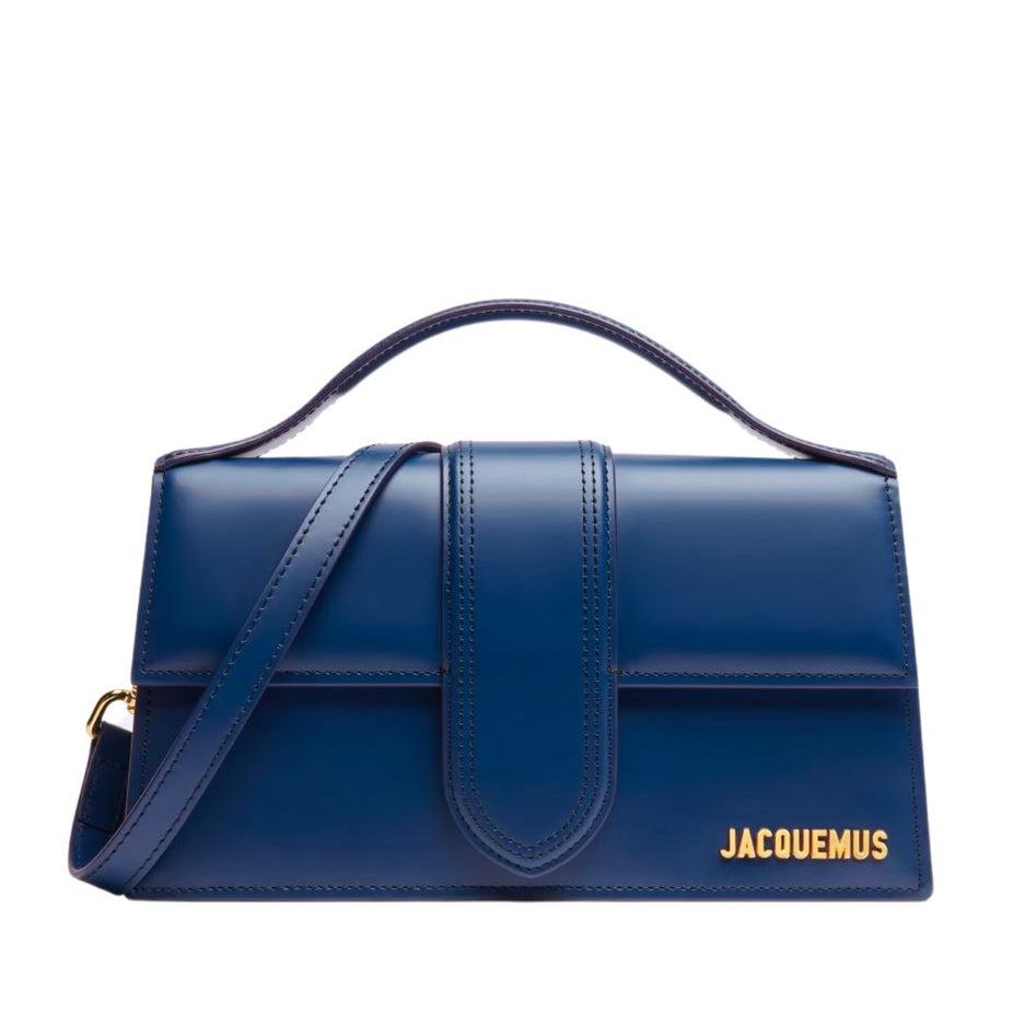 Дамска чанта JACQUEMUS Le Grand Bambino Handbag 213BA0073100-390 Navy front view
